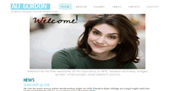 Desktop Screenshot of ali-gordon.com